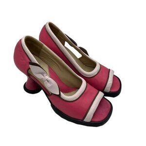 John Fluevog Mini Bebe Magenta With Pink Heel Women Size 11